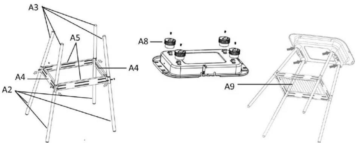 Emerio BG107665 - Stand assembly - 2