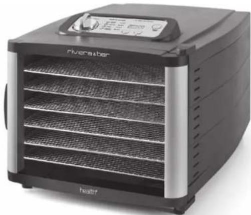 RIVIERA & BAR QDH310 - Déshydrateur 6 plateaux inox avec minuterie - 1