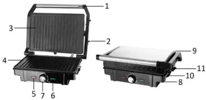 Emerio CG119347 - IDENTIFIERING AV DELAR - 1