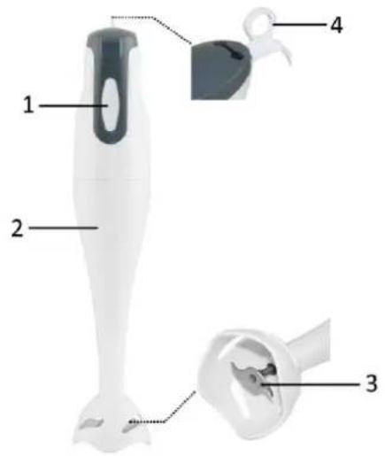 Emerio HB110818 - DESCRIPTION DES PIÈCES - 1