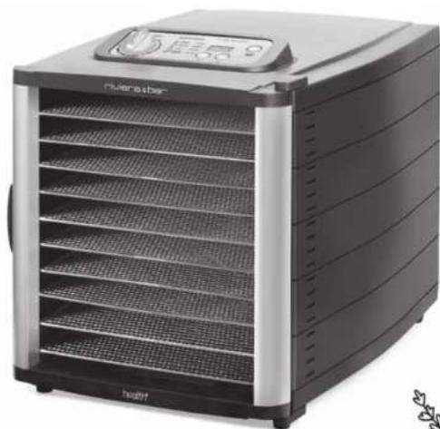 RIVIERA & BAR QDH710 - Déshydrateur 10 plateaux inox avec minuterie - 1