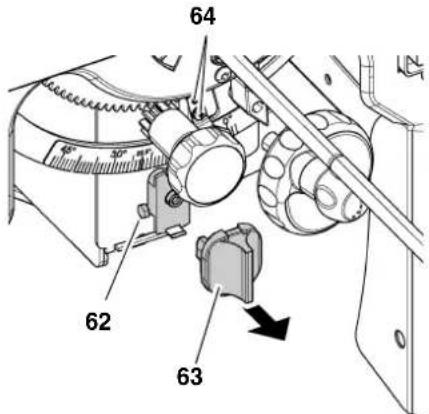 METABO UK 290 - Impostare la limitazione dell'inclinazione - 1