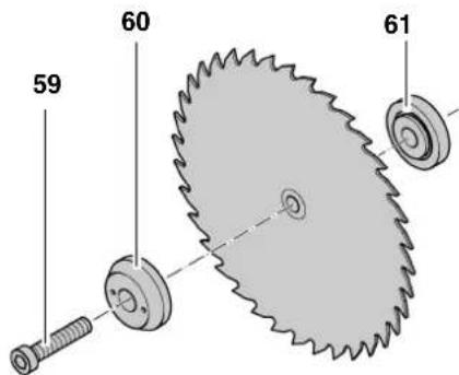 METABO UK 290 - Saw Blade Change - 3