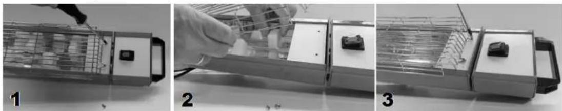Eurom Golden Portable IND - Important instruction to remove foam - 1