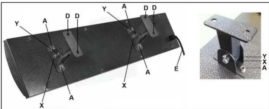 Eurom Outdoor Heatpanel 3200 RC - Attaching - 1