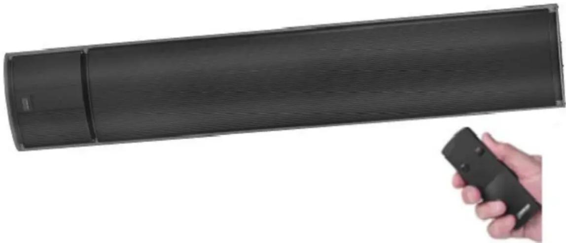 Eurom Outdoor Heatpanel 3200 RC - Outdoor Heatpanel 1800 - 1