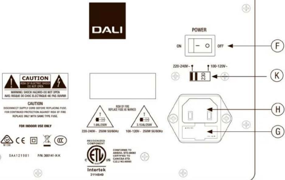 Dali SUB C8 D - DALI SUB C-8 D MANUAL - 4