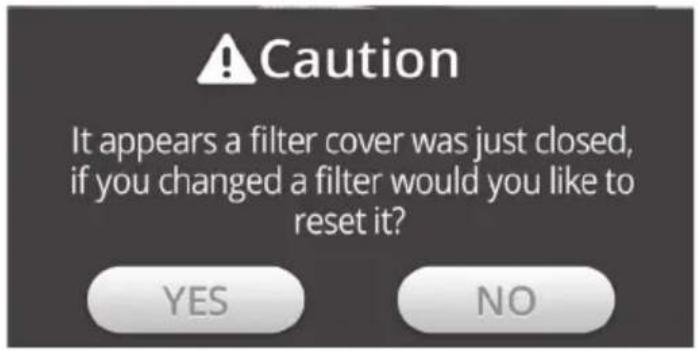 Winix T1 - Resetting the filters - 1
