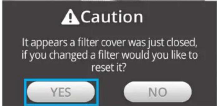 Winix T1 - Reset dei filtri - 1