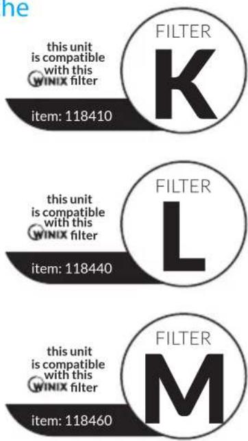 Winix T1 - Pour acheter des filtres de remplacement Winix : - 1