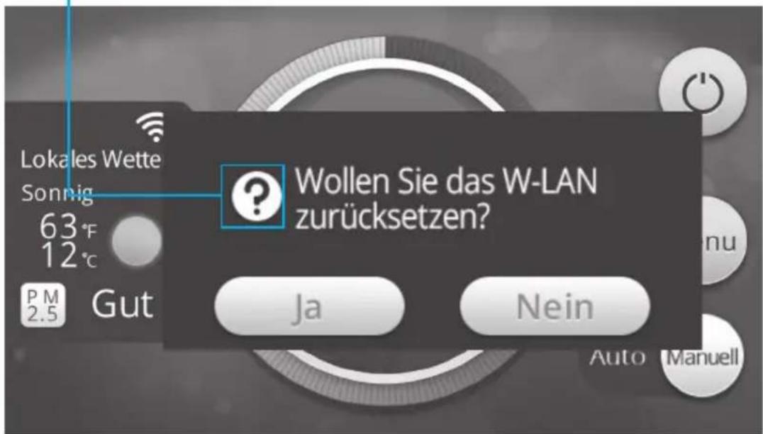 Winix T1 - Bestätigungs-Popup-Fenster - 1