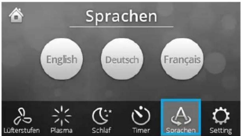 Winix T1 - Sprache - 2