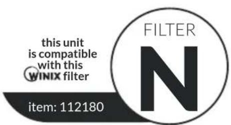 Winix NK300 - Filterinformatie - 1