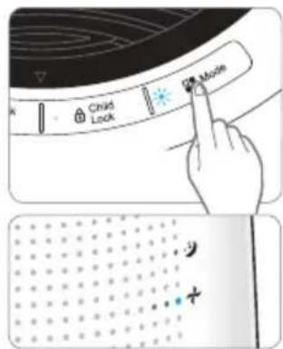 Winix NK300 - Handbediening (instellen ventilatorsnelheid) - 1