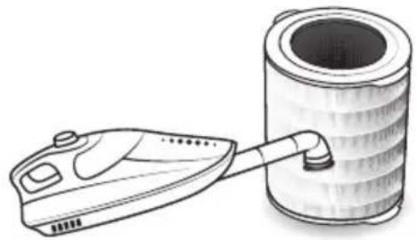 Winix NK300 - Cleaning the filter - 1