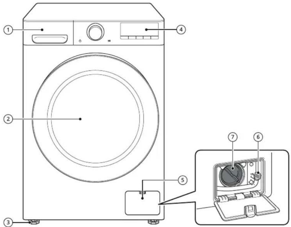 LG GC3V709S1A - Vooraanzicht - 1