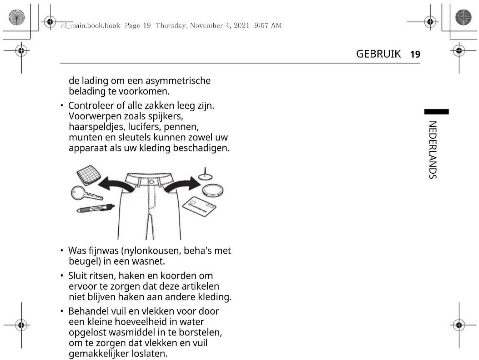 LG F6WV71S2TA - De kleding controlleren voor het laden - 1