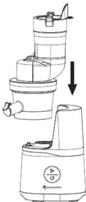 Espressions Smart Slow Juicer EP6900 - Installing the Smart Slow Juicer - 4