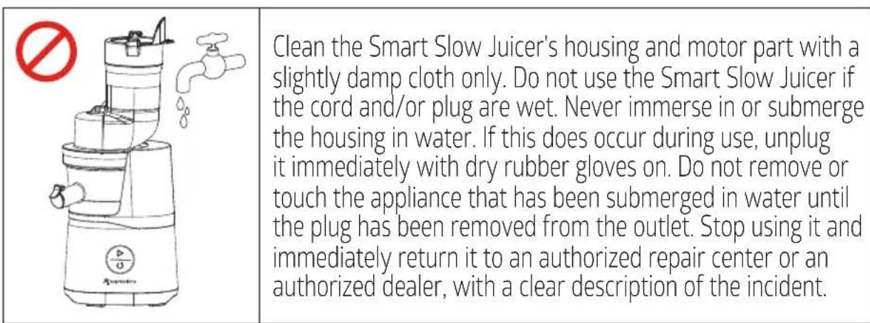 Espressions Smart Slow Juicer EP6900 - Espressions safety regulations for your Espressions Smart Slow Juicer - 1