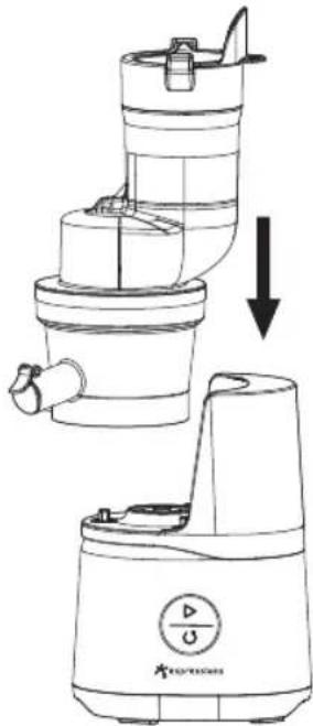 Espressions Smart Slow Juicer EP6900 - Monteren van de Smart Slow Juicer - 4