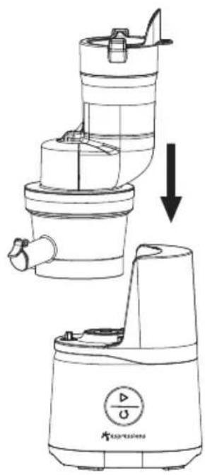 Espressions Smart Slow Juicer EP6900 - Verwendung des Smart Slow Juicer - 4
