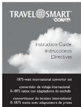 Conair TS702X - Important - 1