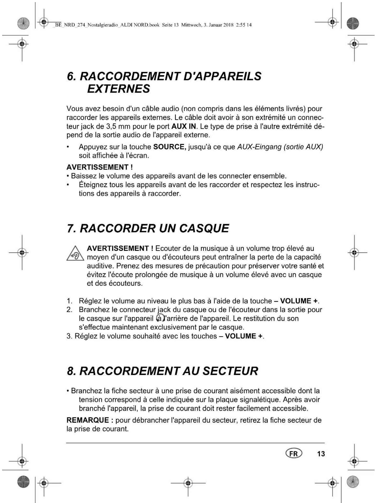 Terris NRD 274 - APERÇU DE L'APPAREIL - 5