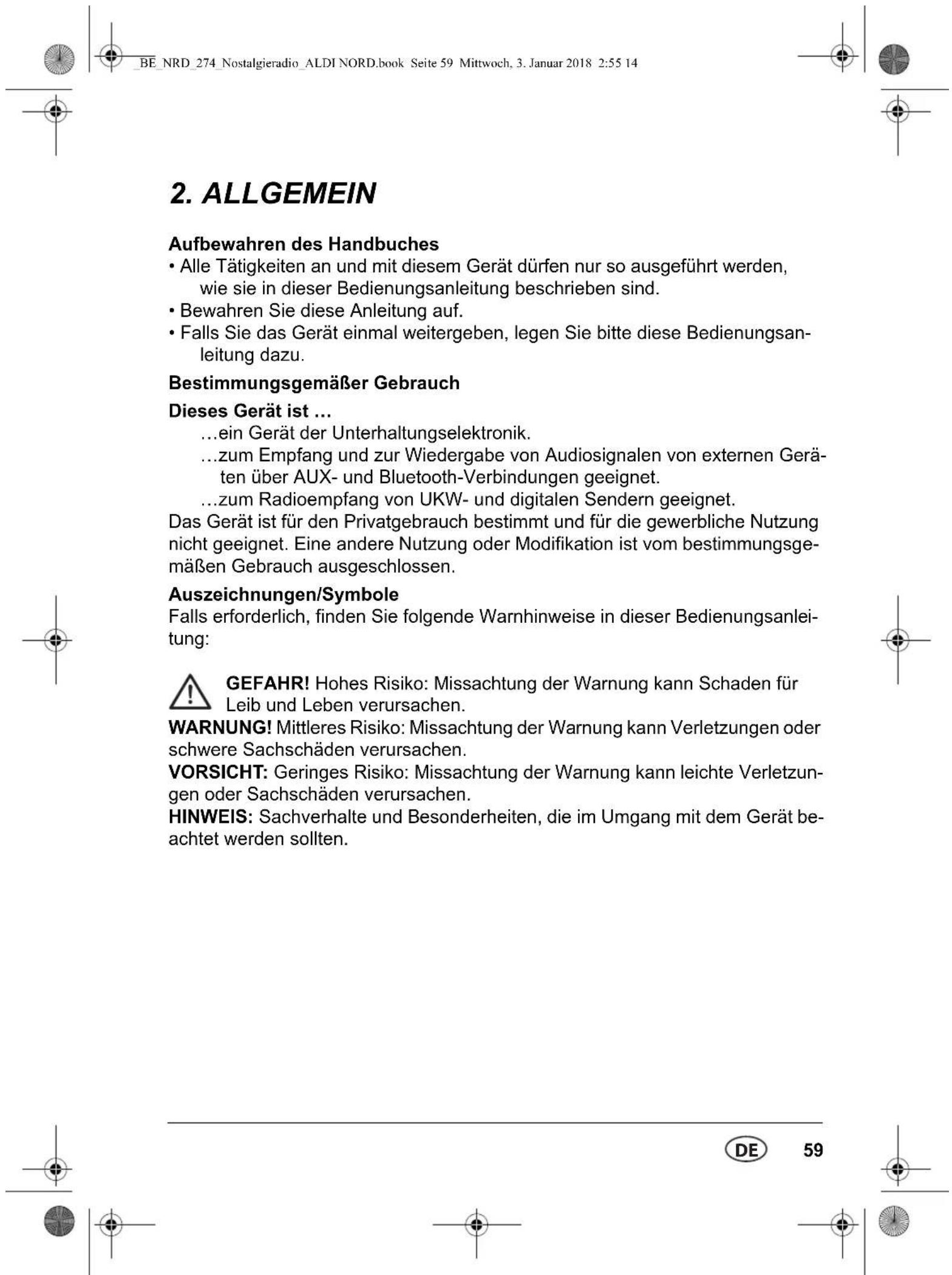 Terris NRD 274 - Inhalt - 1