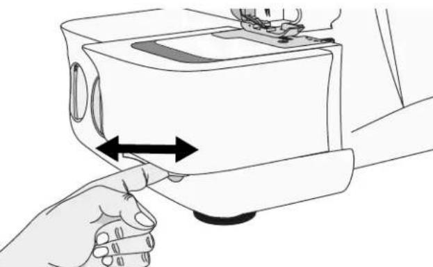 PFAFF S1478 - De aanschuiftafel verrangen - 1