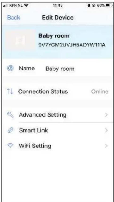 Luvion Supreme Connect 2 - МЕНЮ ПРИЛОЖЕНИЯ SMARTBABYСАМ - 5