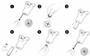 Luvion Bunny - REEMPLACEMENT DE LA BATTERIE - 1