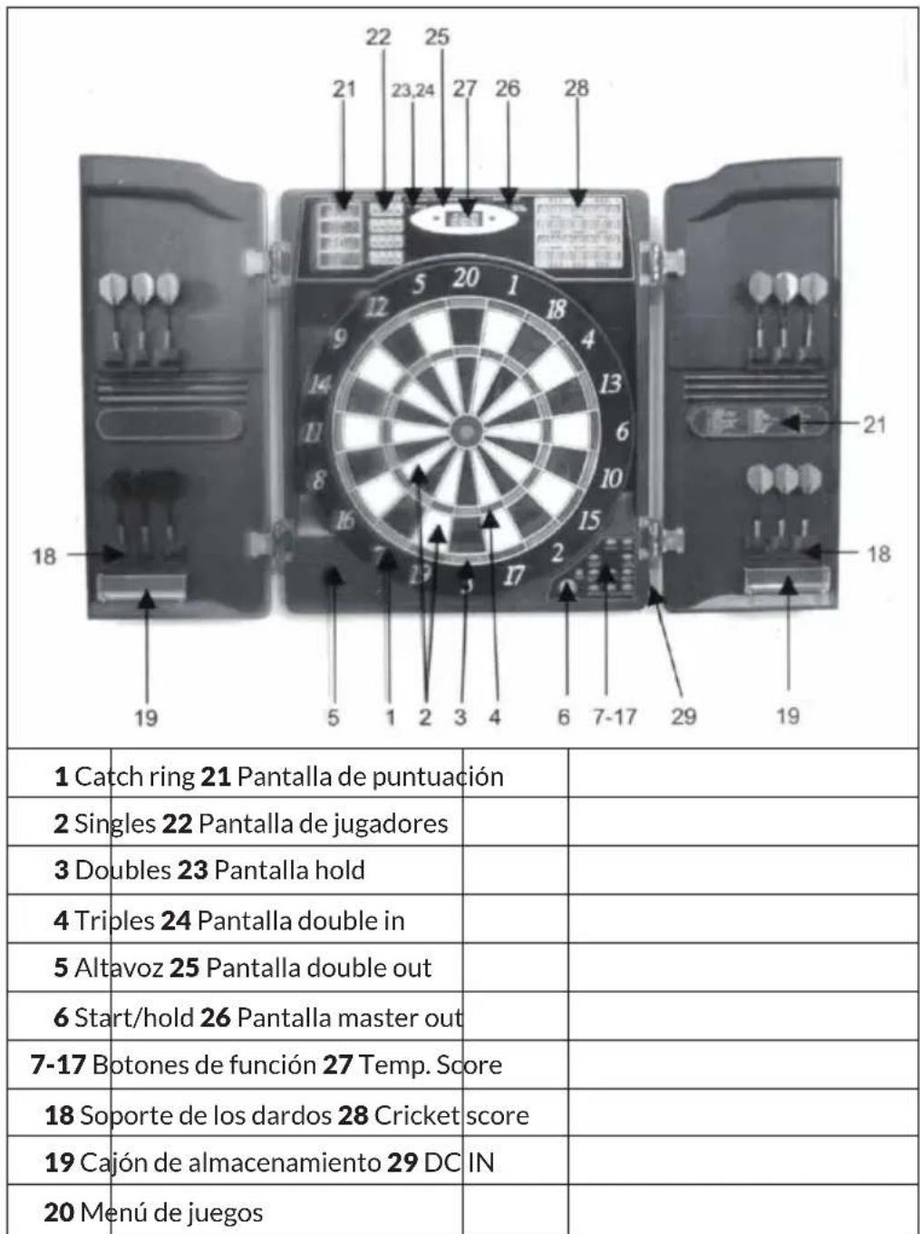 OneConcept Masterdarter - EL TABLERO DE DARDOS - 1