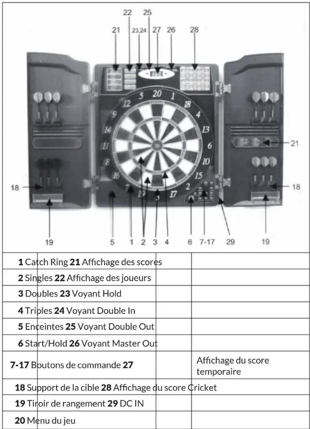 OneConcept Masterdarter - LEDDARTBOARD - 1