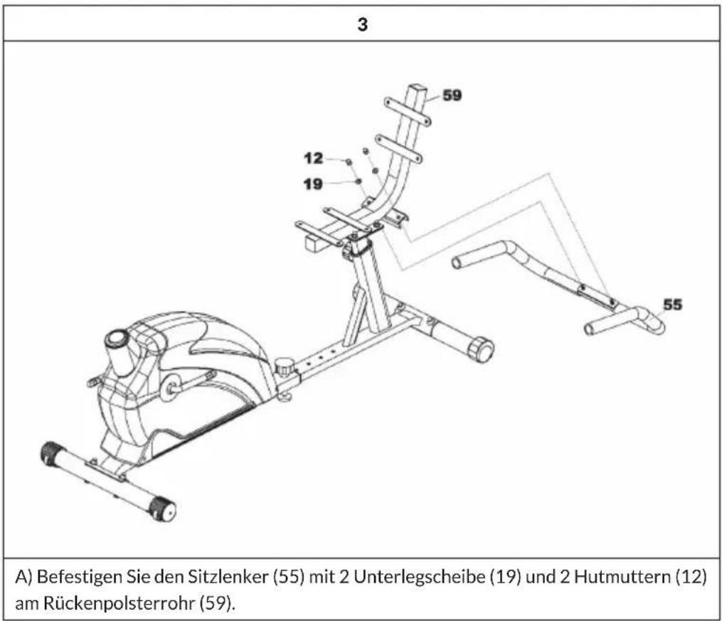 Klarfit Relaxbike 6.0 SE - ZUSAMMENBAU - 3