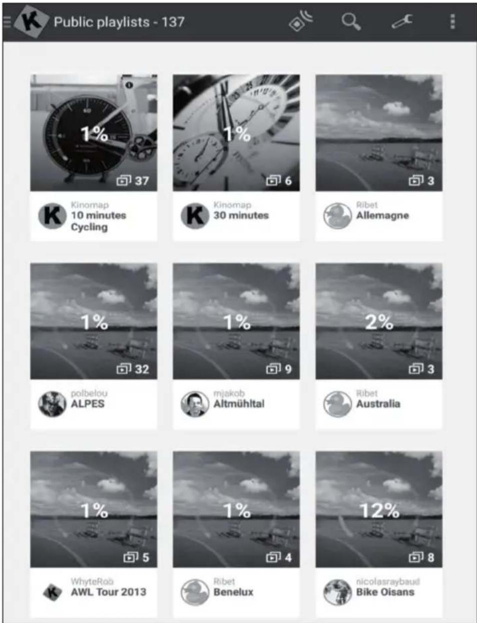Klarfit Relaxbike 6.0 SE - Playlists - 1