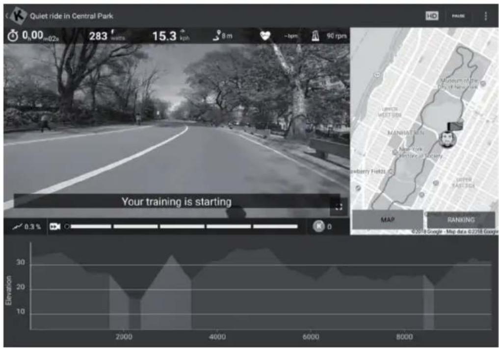 Klarfit Relaxbike 6.0 SE - Training Display - 1