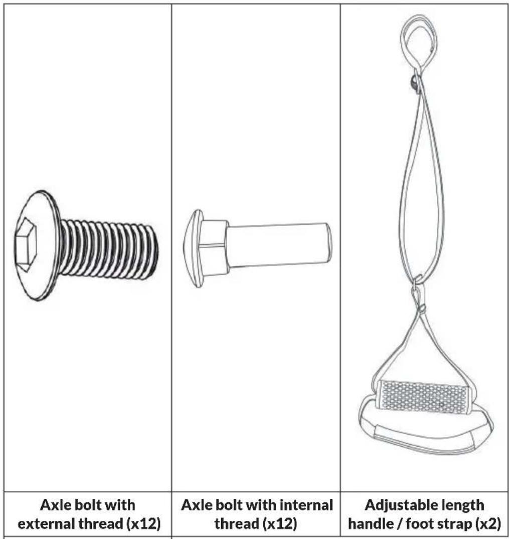 Klarfit Paarafit - INDIVIDUAL PARTS - 2