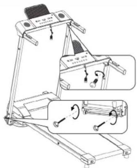 Klarfit Treado Active - Plegar y desplegar el aparato - 1