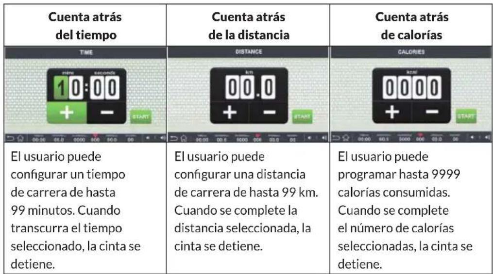 Capital Sports Infinity Track 6.0 - MODOS DE CUENTA ATRÁS - 1