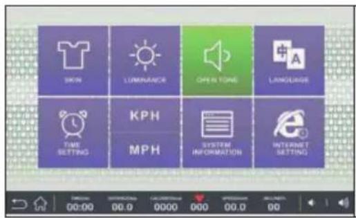 Capital Sports Infinity Track 6.0 - SYSTEMEINSTELLUNGEN - 1
