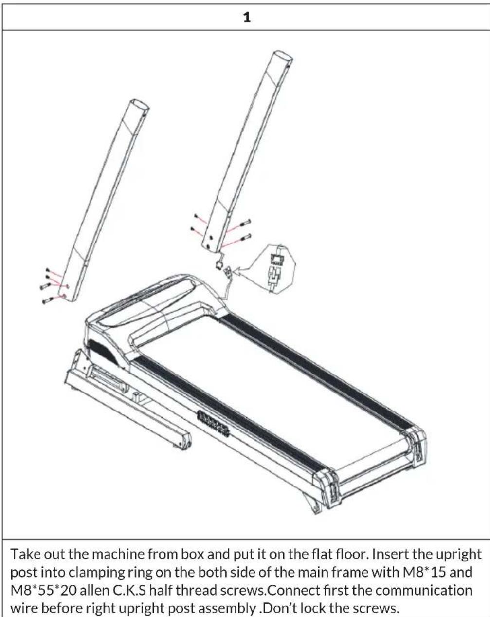 Capital Sports Infinity Track 6.0 - ASSEMBLY - 1