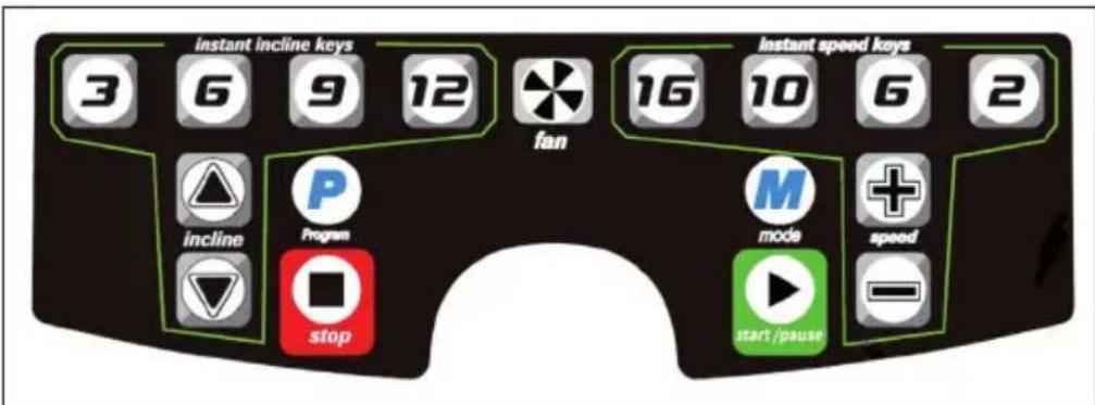 Capital Sports Infinity Track 6.0 - PANEL DE CONTROLY BOTONES - 1