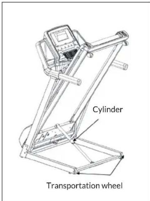 Capital Sports Infinity Pro 4.0 - Folding the treadmill - 1