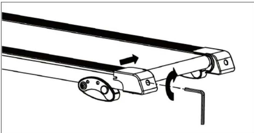 Capital Sports Pacemaker F80 - Regolazione del nastro di corsa - 1