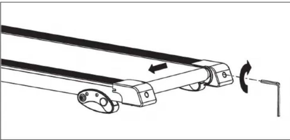 Capital Sports Pacemaker F80 - Ajuste de la cinta de correr - 2