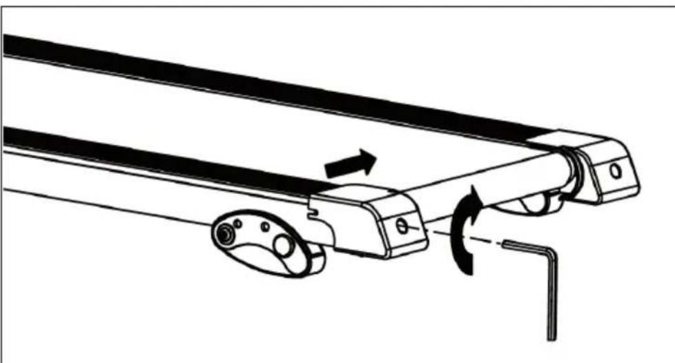 Capital Sports Pacemaker F80 - Ajuste de la cinta de correr - 1