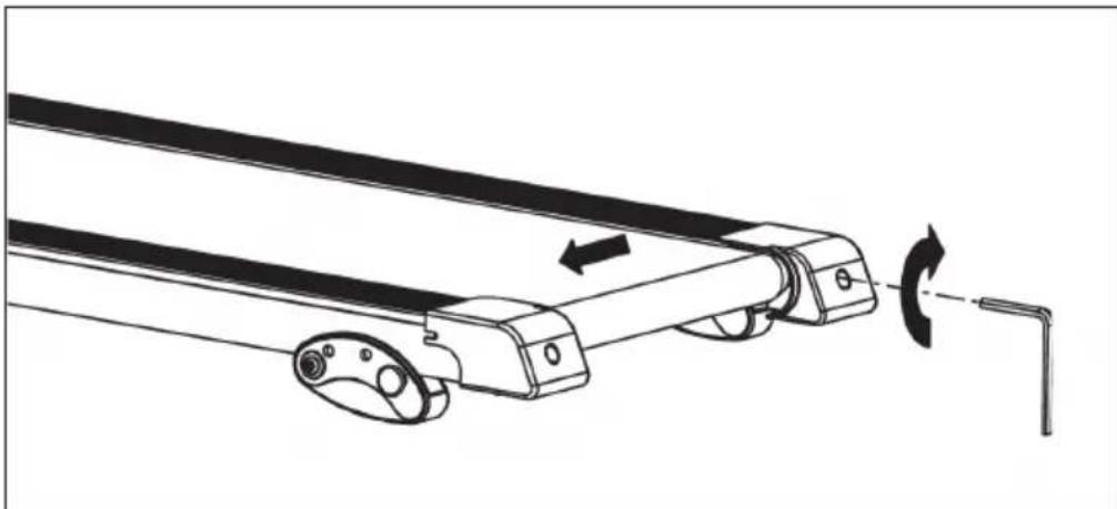 Capital Sports Pacemaker F80 - Regolazione del nastro di corsa - 2