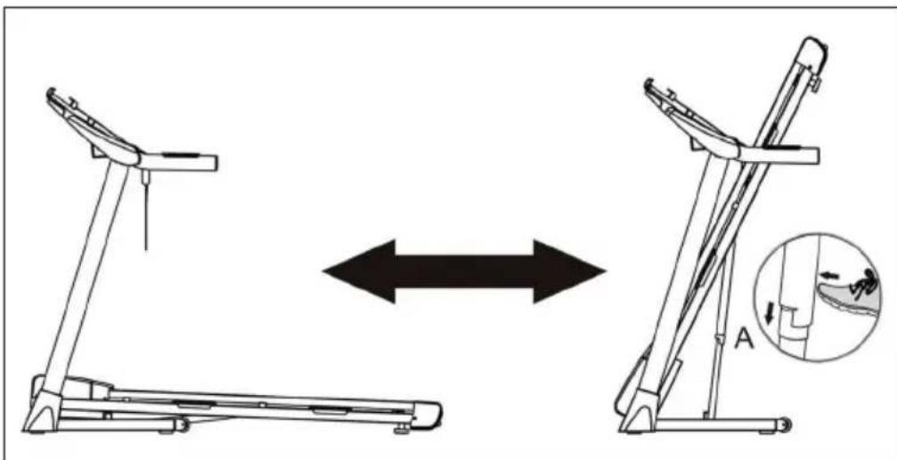 Capital Sports Pacemaker F80 - RIPIEGARE IL TAPIS ROULANT - 1