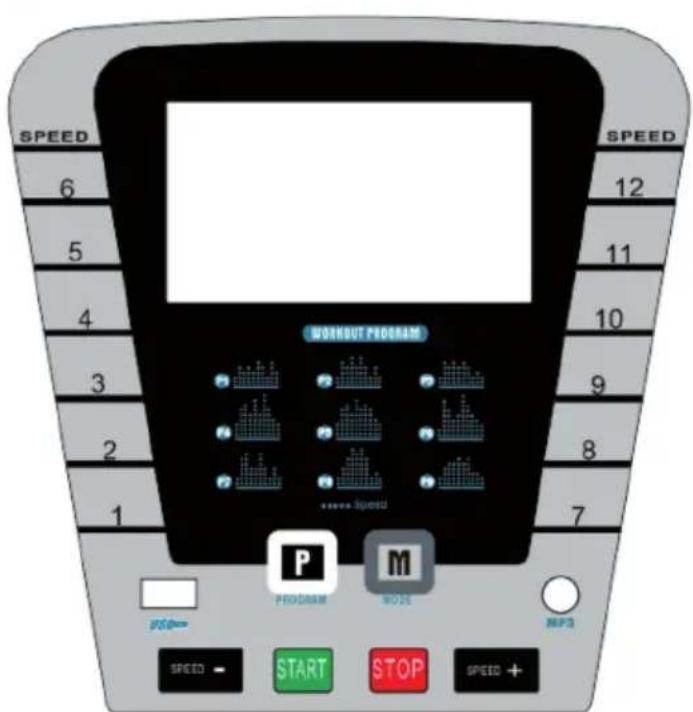 Capital Sports Pacemaker F80 - PANNEAU DE COMMANDE ET UTILISATION - 1