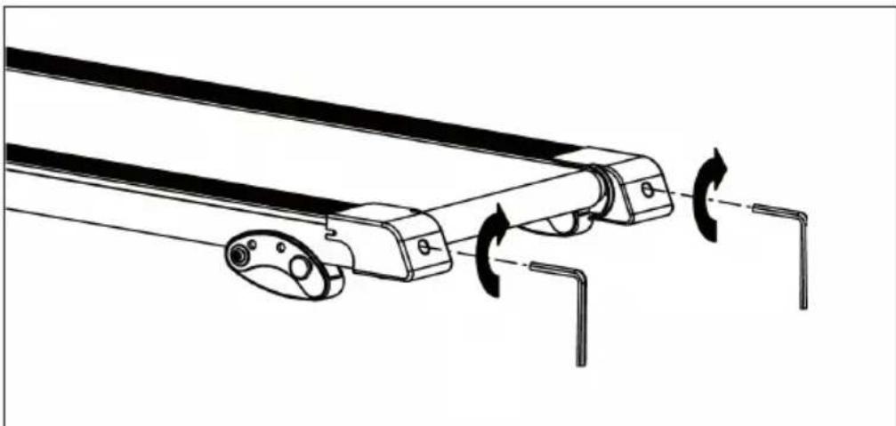 Capital Sports Pacemaker F100 - REGOLARE IL TAPIS ROULANT - 4